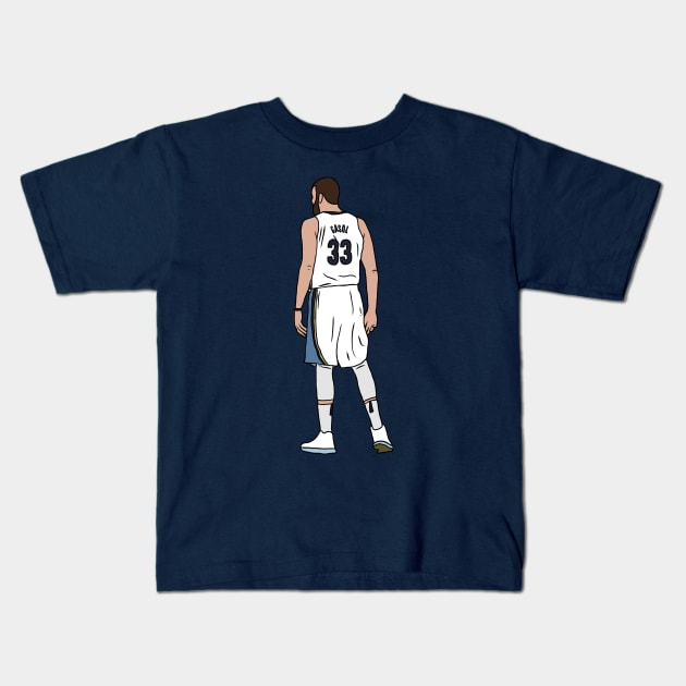Marc Gasol Back-To Kids T-Shirt by rattraptees